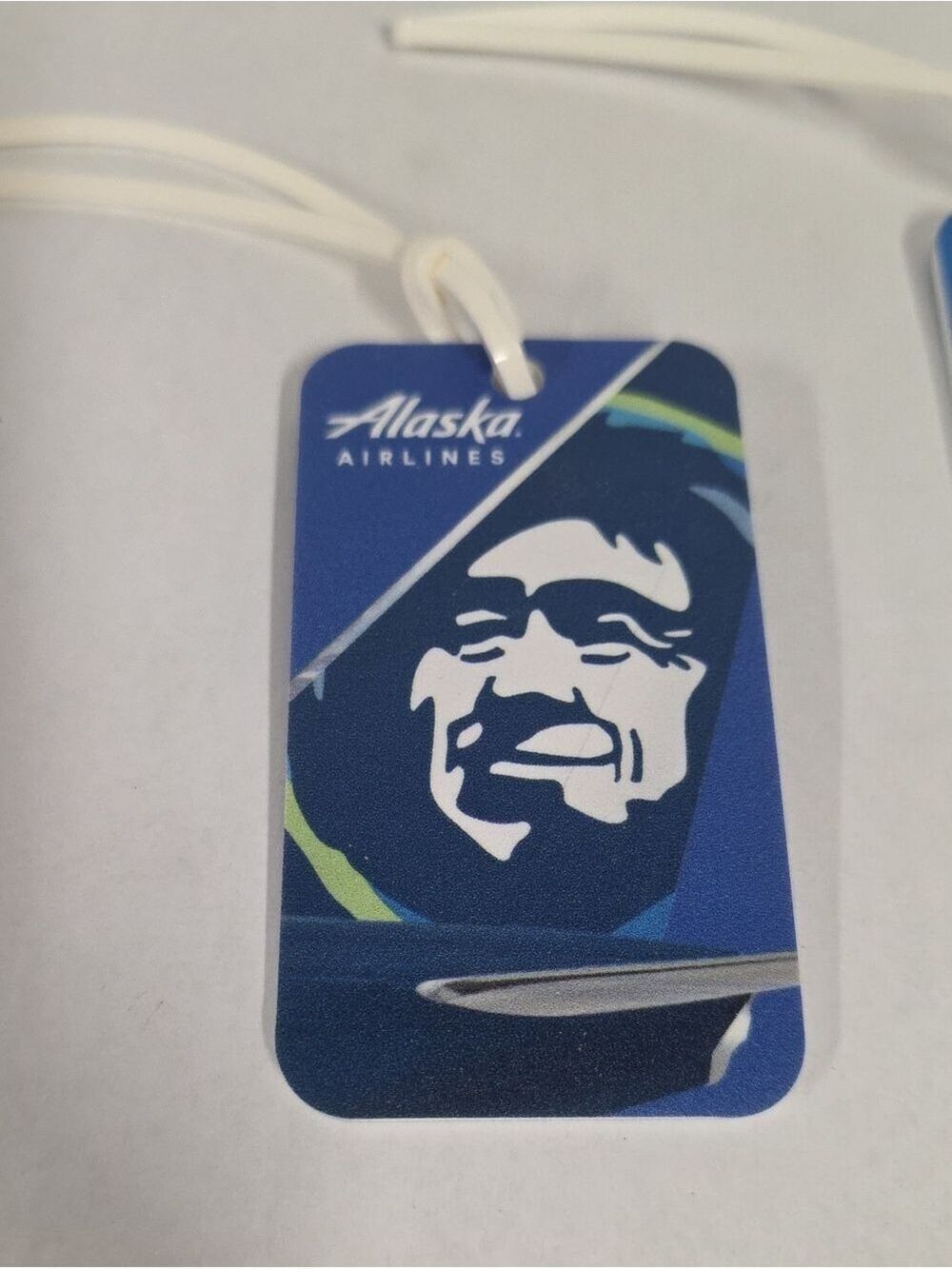 Alaska Airlines Luggage Tags (3) Like New - Picture 3 of 6